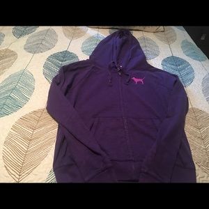 Like New PINK Zip Up Hoodie